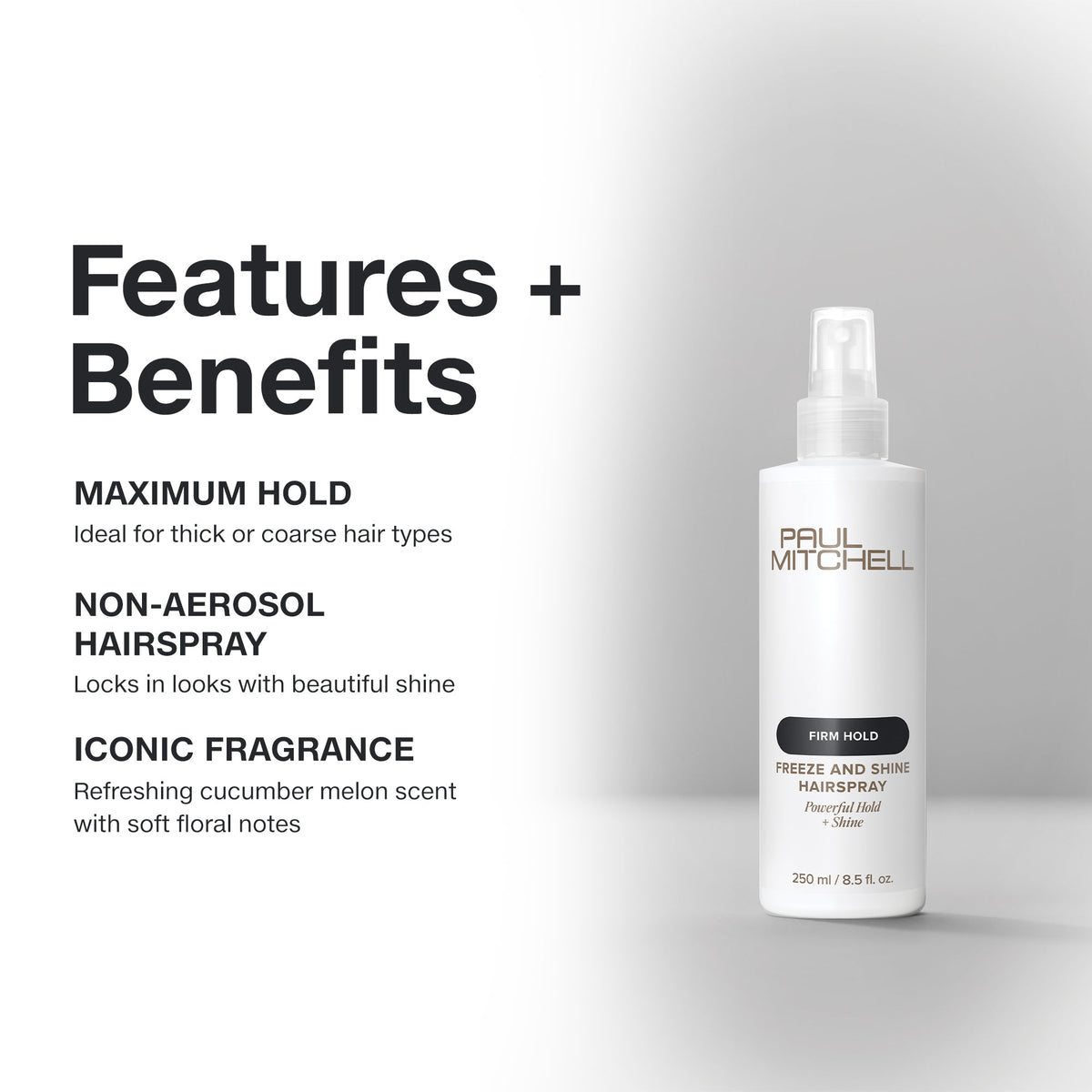Mitchell Spray Paul Mitchell Freeze And Shine Super Spray 500ml | Strong Hold