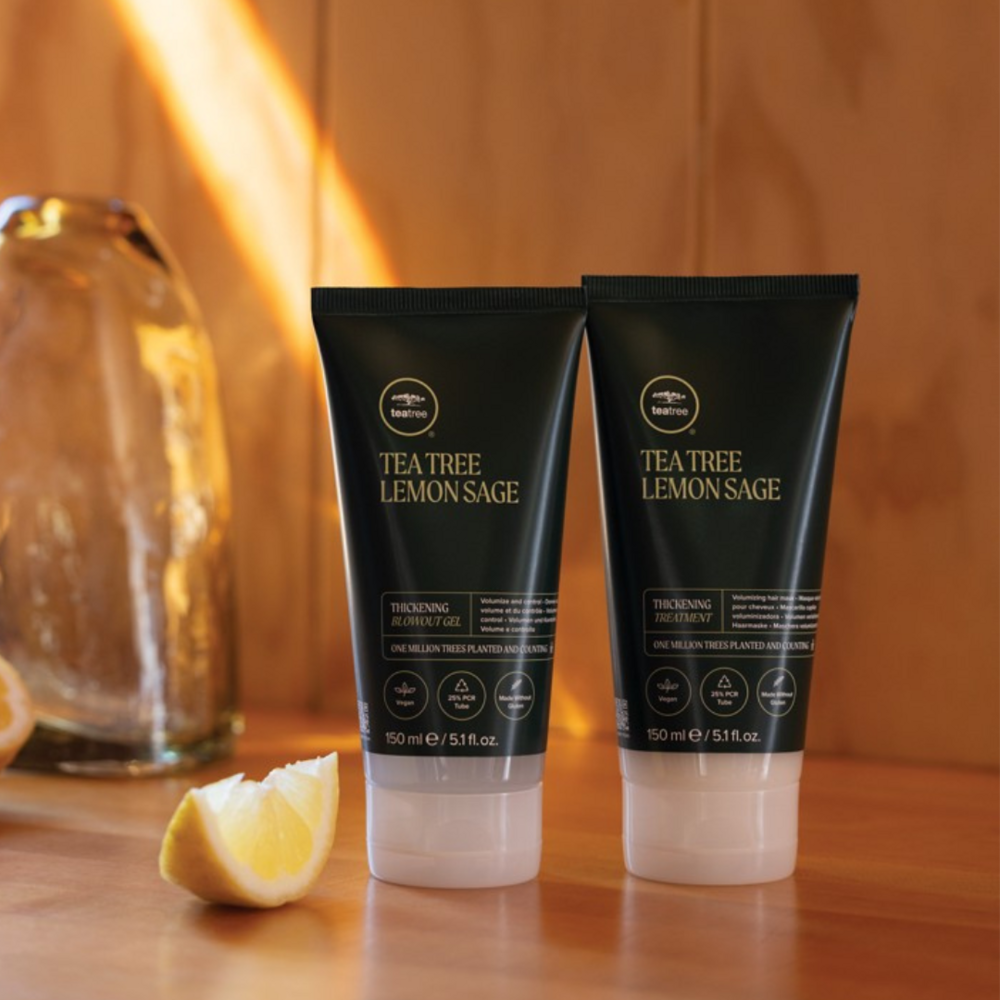 Tea Tree Lemon Sage Blowout Gel and Thickening Treatment